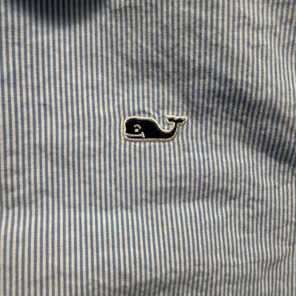Vineyard Vines Light Blue Men's Button-Down Shirt - Picture 4 of 7